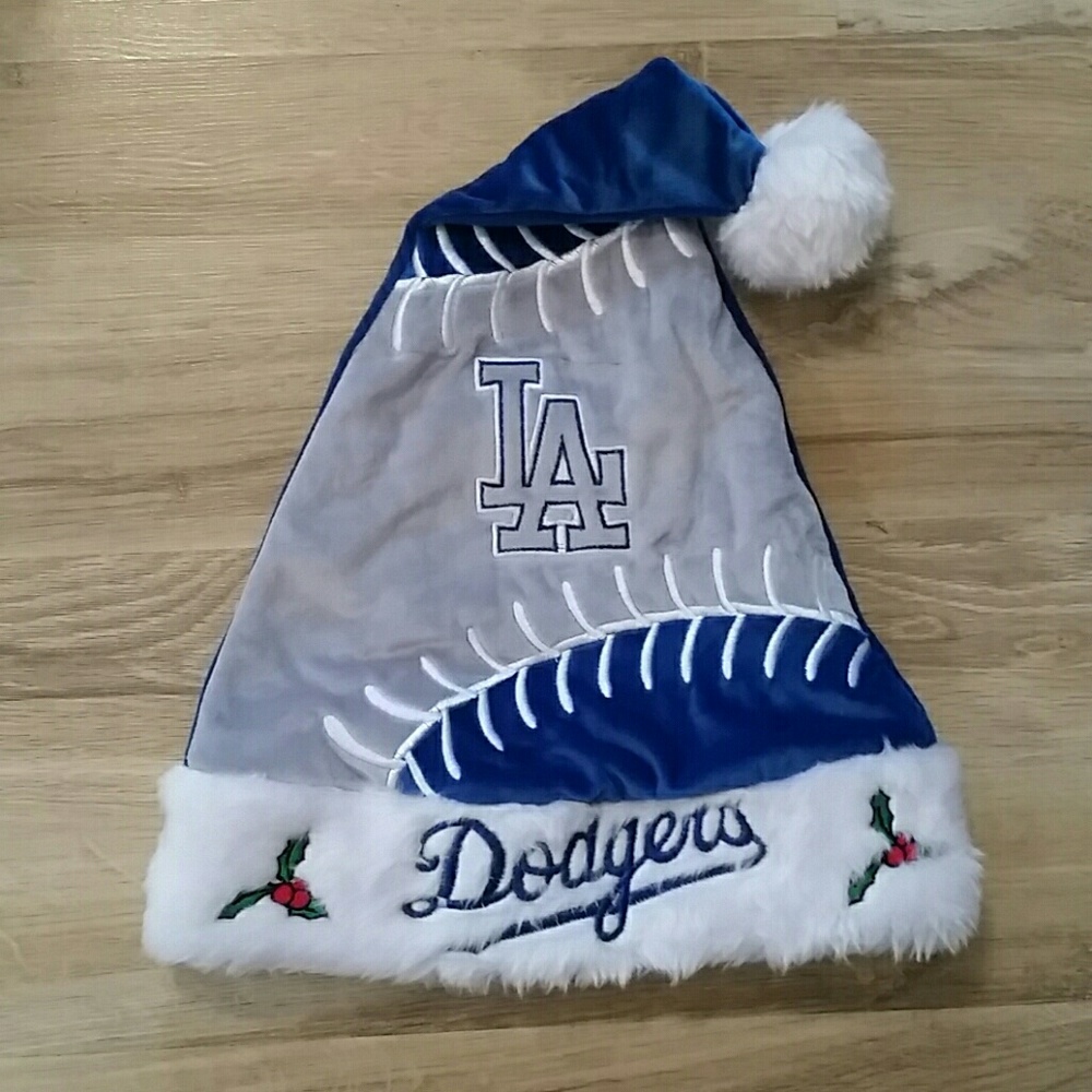Dodgers Santa Hat